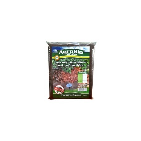 HNĚDÁ netkaná textilie - 1,6 x 5m